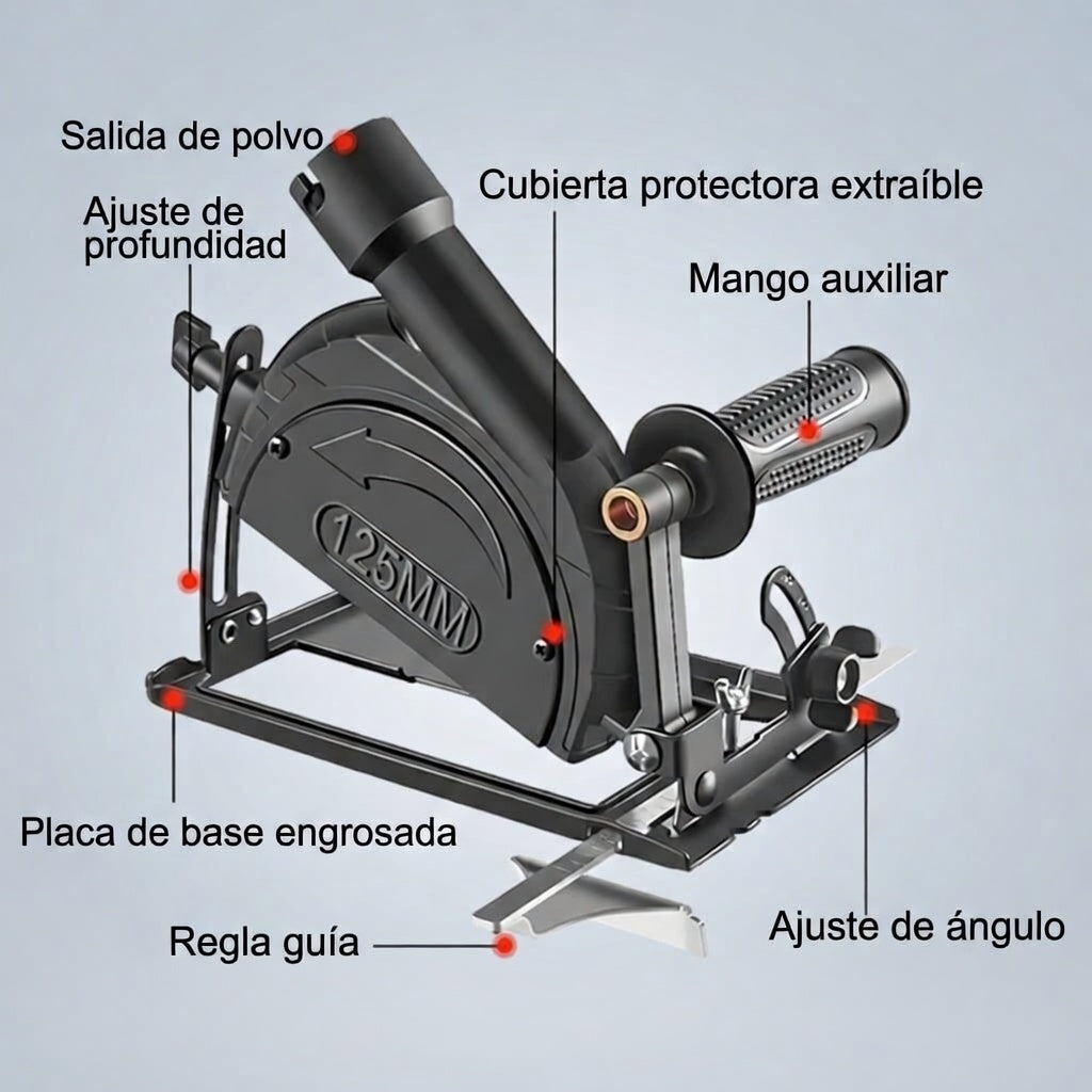 🌀 MultiGrand45® VORTEX CUT 45 || Amoladora Angular