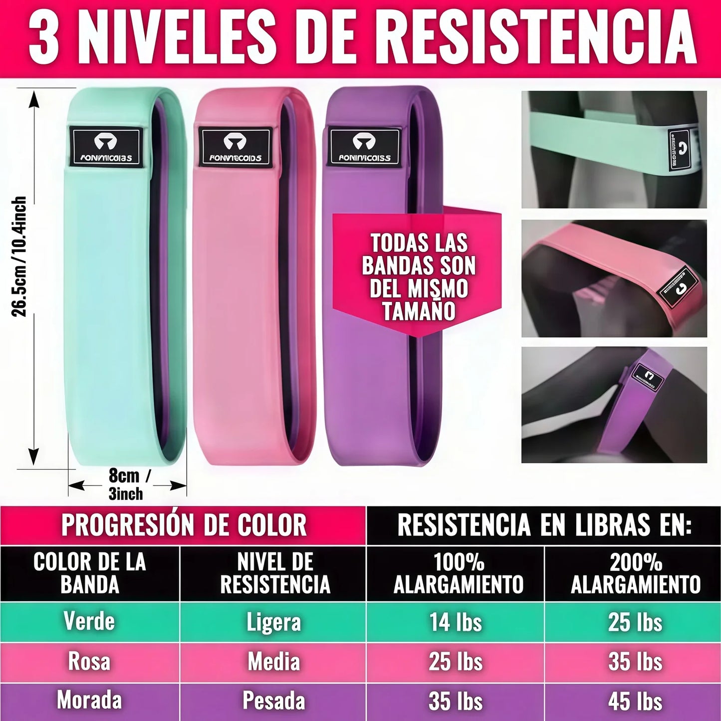 💪 PowerForm 3X™ || 3 Bandas De Resistencia Para Ejercicio 💪