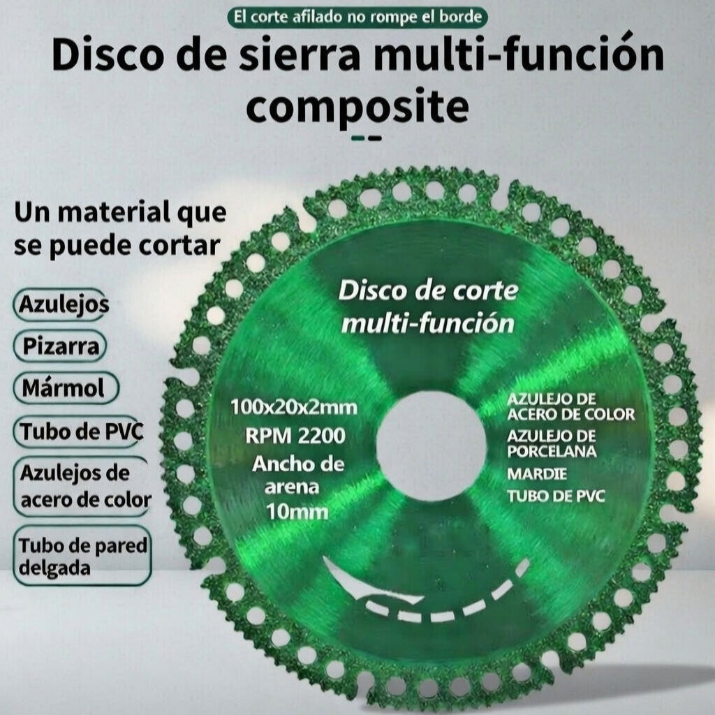 🔥Indestructor® ProCut || ⚙️ Disco De Diamante De Corte Cerámica x2